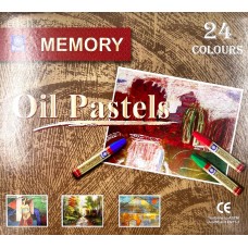 Memory Oil Pastels / 24 Pcs